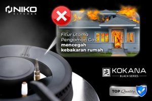 Niko Kokana Black Series, Kompor Kaca Berfitur Pengunci Gas, Laris Manis Diserbu Ibu Muda Perkotaan