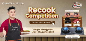 RE-COOK ELEVATE YOUR FOOD DAN MENANGKAN HADIAH MEWAH BERSAMA NIKO DAN NUMAN