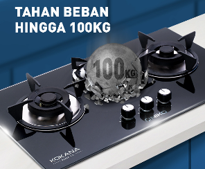 MENGAPA KOMPOR KACA TAHAN BEBAN 100KG JADI PILIHAN UTAMA DI DAPUR?